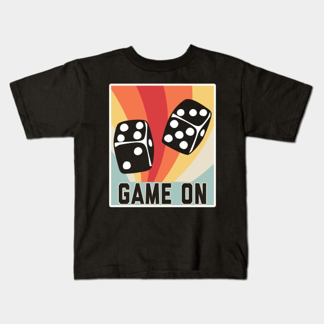 Dice Kids T-Shirt by Saulene